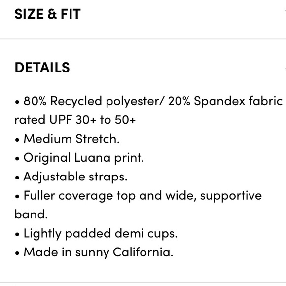 The Seea retro floral bikini size medium - Picture 11 of 11